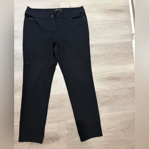 Talbots Elegant Black Stretchy Trousers